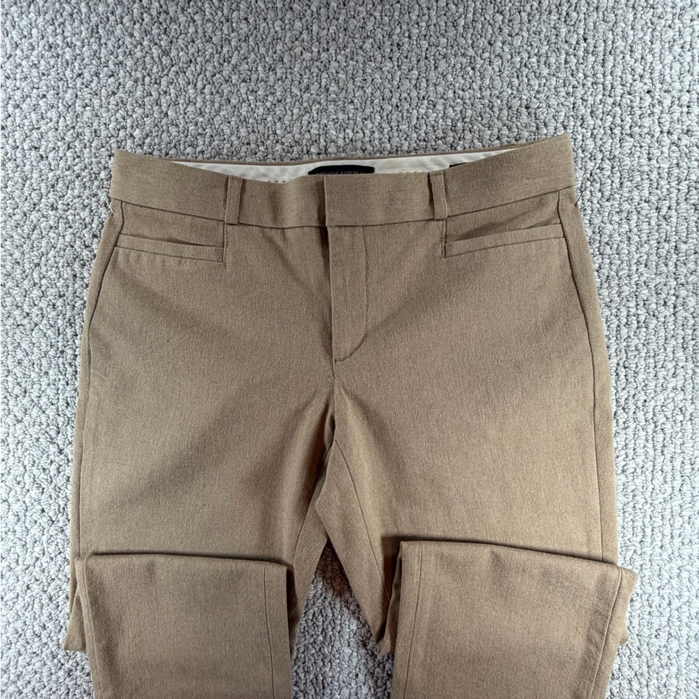 Banana Republic Sloan Slim Fit Khaki Trousers-Office-minimalist Women Size 2 - Picture 3 of 10